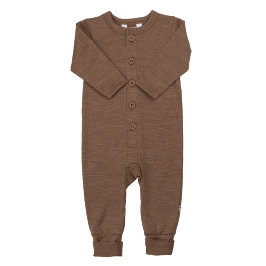 Merinowolle Strampler | Warm. braun