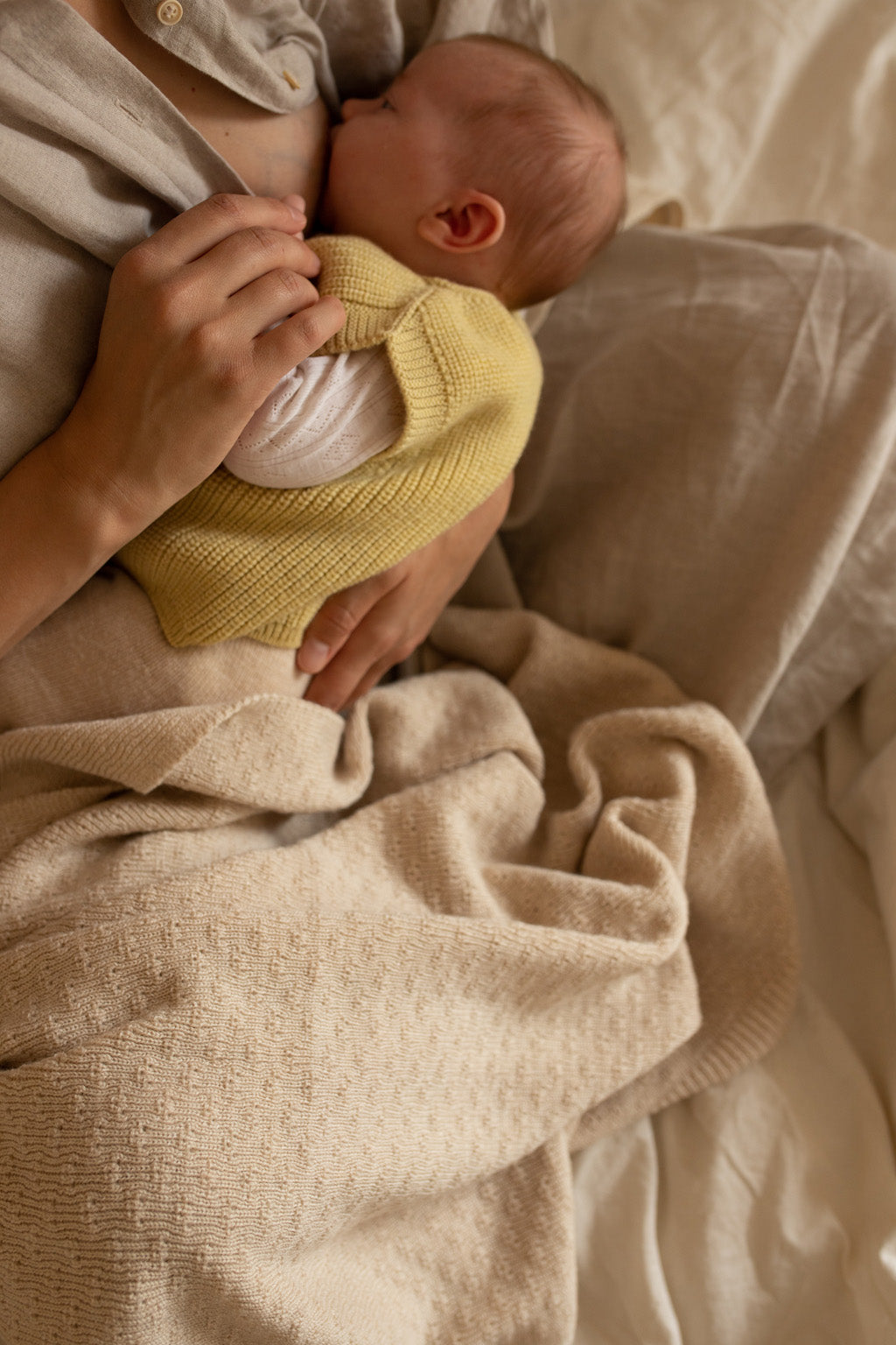 Merinowolle Pullunder ‚Vest Harvey‘ Light Yellow