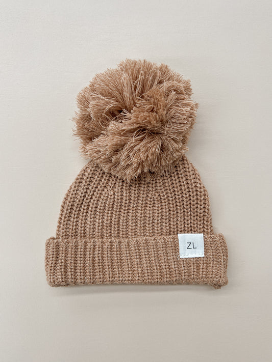 KNIT BEANIE "FAWN"