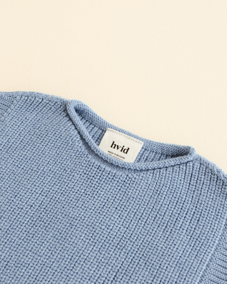 Hvid Pullunder Merinowolle ‚Vest Harvey‘ | Light Blue
