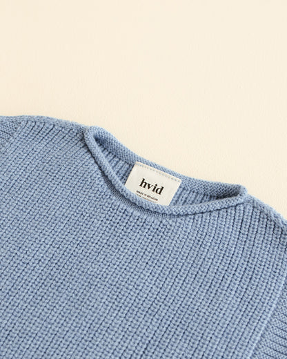 Hvid Pullunder Merinowolle ‚Vest Harvey‘ | Light Blue