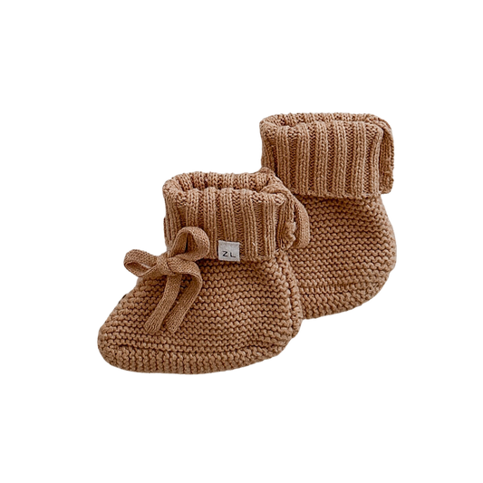 KNIT BOOTIES | Strickschuhe "Maple Fleck"