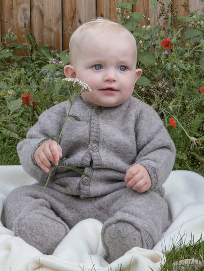 Soft Merinowolle Fleece Overall | Sesam Mel.