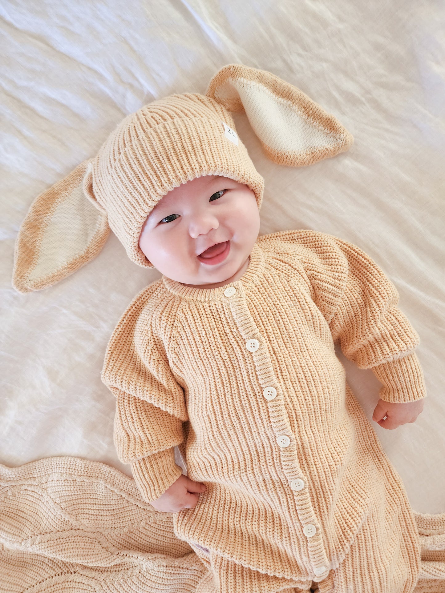 Classic Knit Romper | Sand Fleck