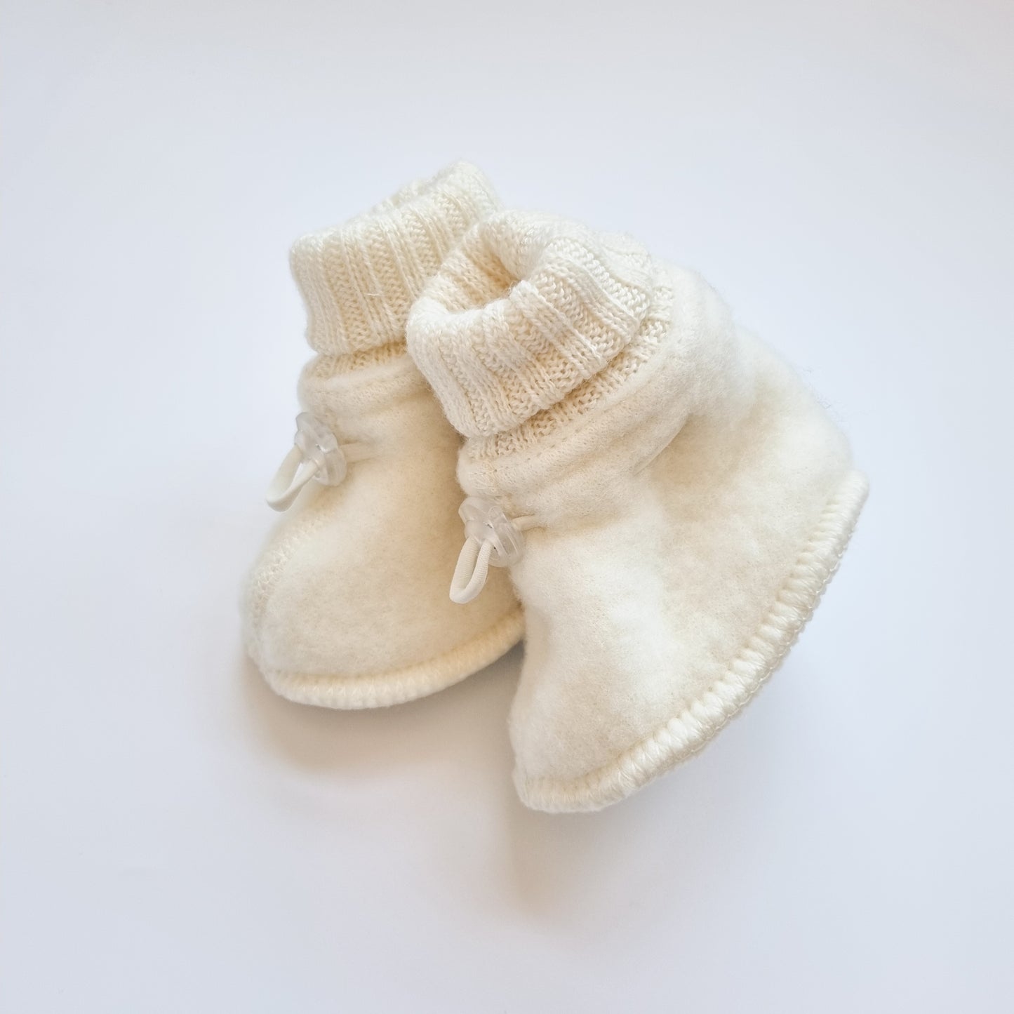 Soft Merinowool Booties | Natural