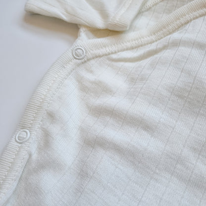 Merinowool Wrap Bodysuit | Off White