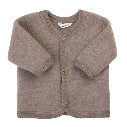 Soft Merinowolle Fleece Jacke | Sesame mel.