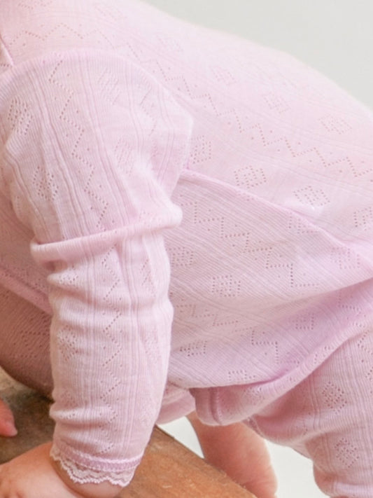 Merinowolle Seide Bodysuit Ajour | Primerose