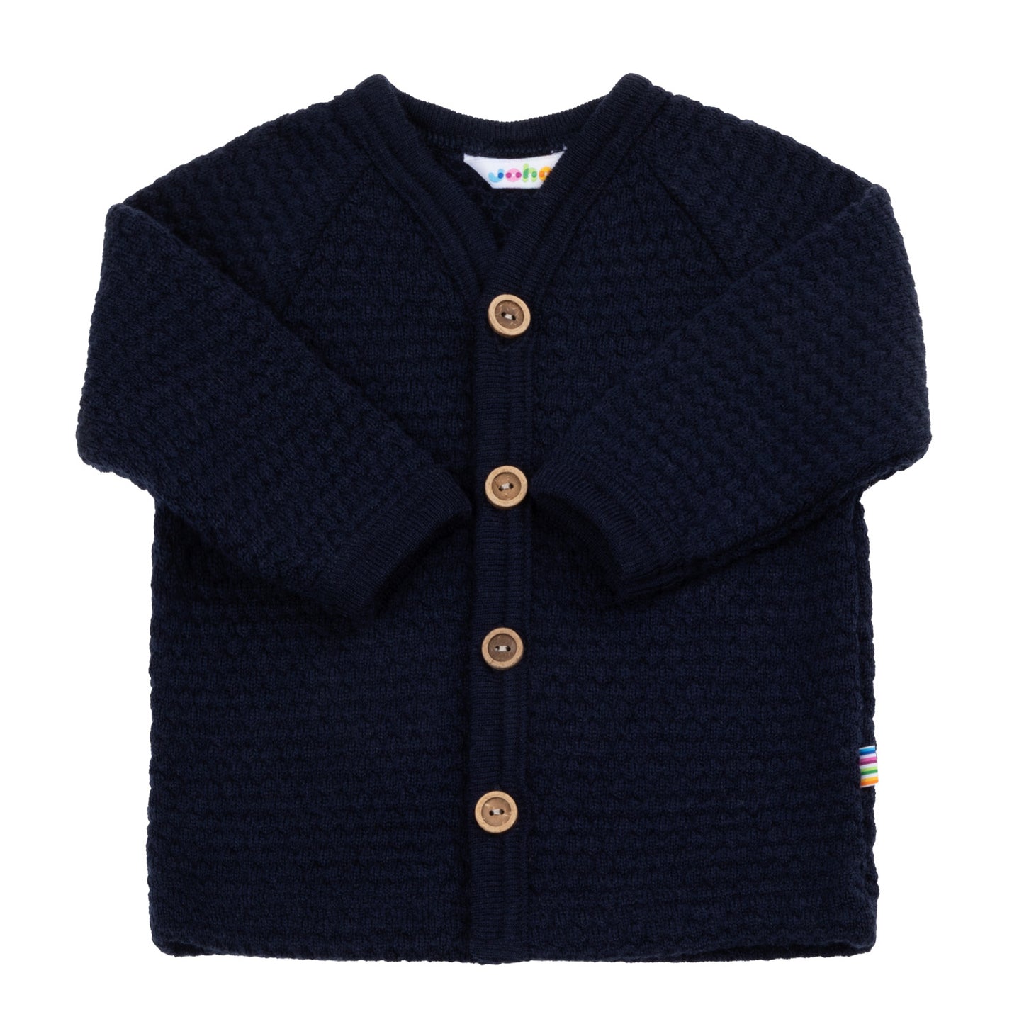 Merinowolle Baby Cardigan | Navy