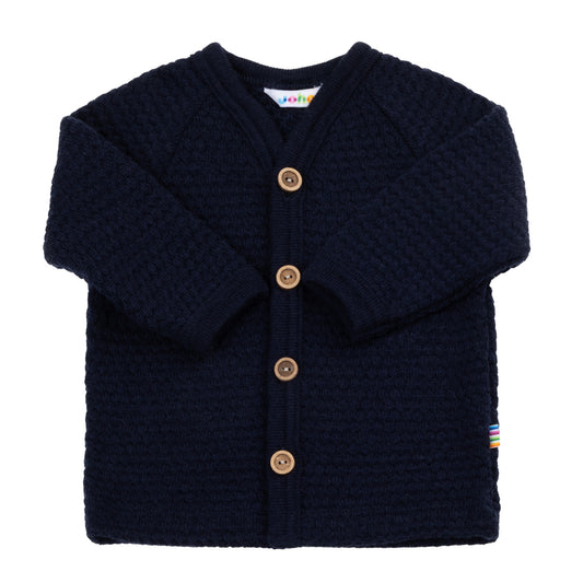 Merinowolle Baby Cardigan | Navy