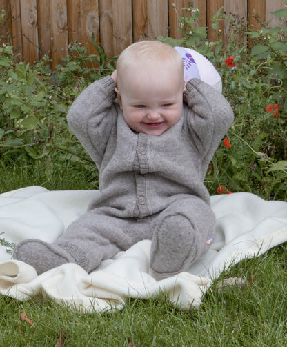 Soft Merinowolle Fleece Overall | Sesam Mel.