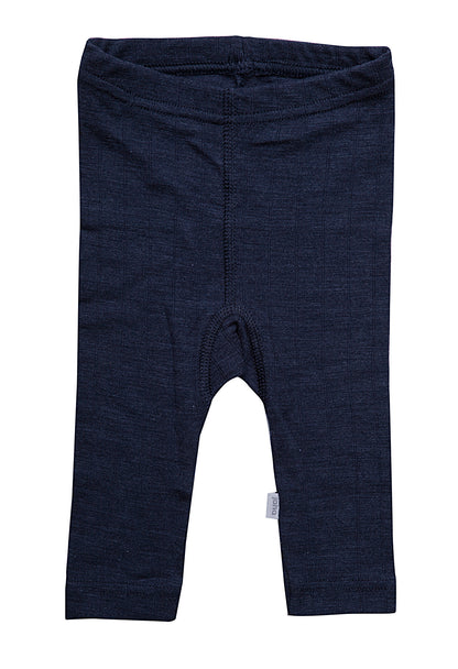 Merinowolle Seide Leggings | Navy