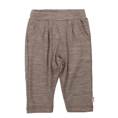 Merinowolle Seide Hose | Beige Mel.