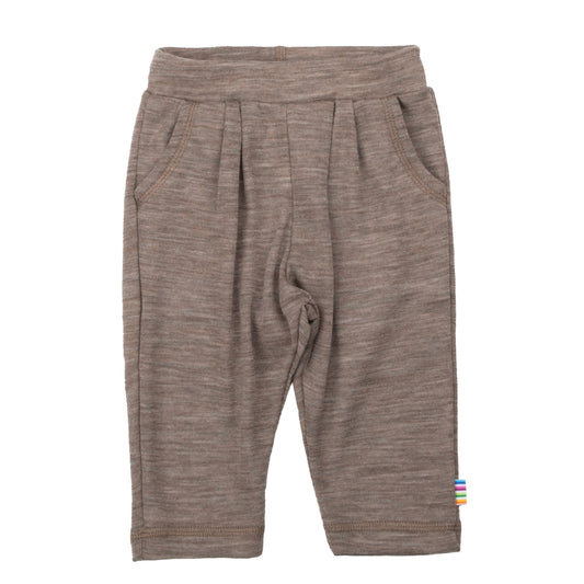 Merinowolle Seide Hose | Beige Mel.