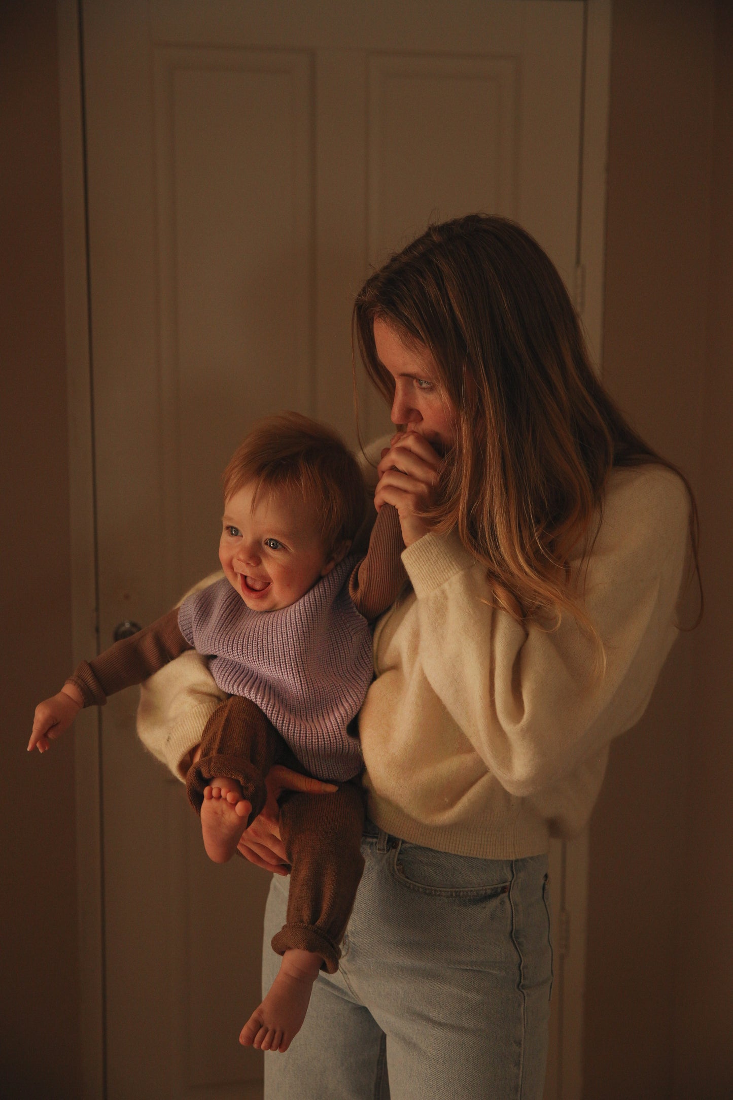 Merinowolle Pullunder ‚Vest Harvey‘ | Lilac