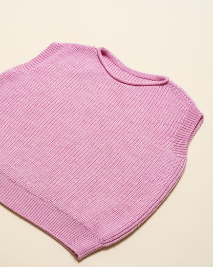 Hvid Pullunder Merinowolle ‚Vest Harvey‘ | Cotton Candy