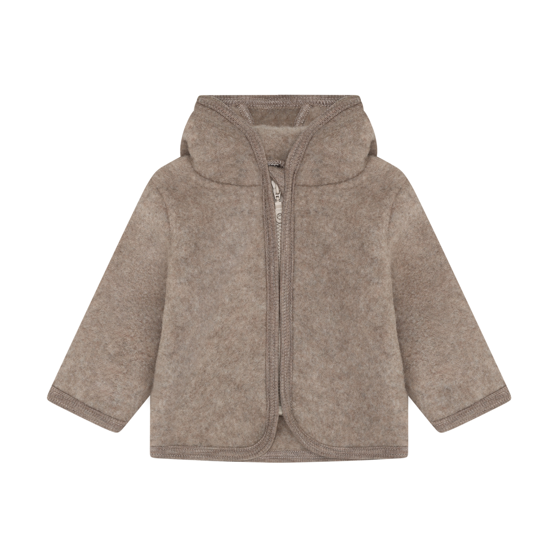 Fleecejacke aus Merinowolle von Huttelihut in Savannah Melange