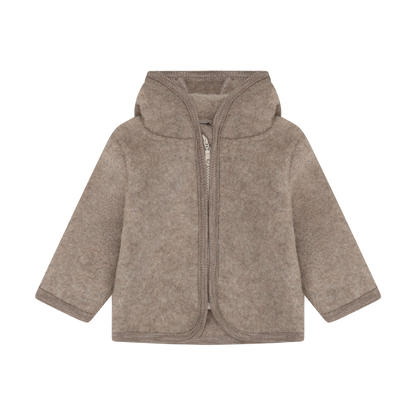 Fleecejacke aus Merinowolle von Huttelihut in Savannah Melange