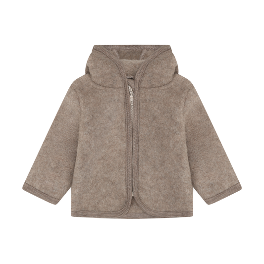 Fleecejacke aus Merinowolle von Huttelihut in Savannah Melange