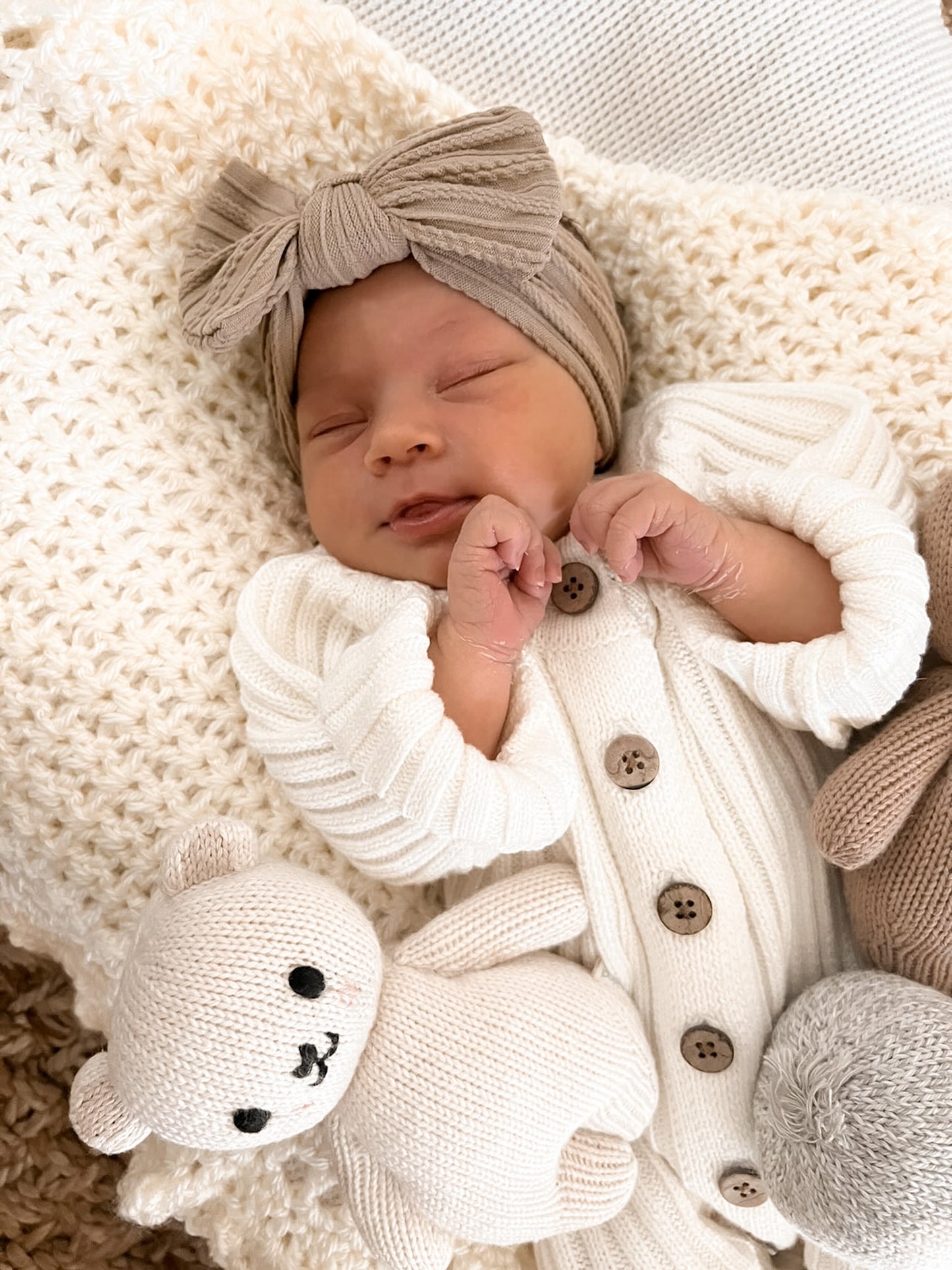Ribbed Knit Romper | Milk