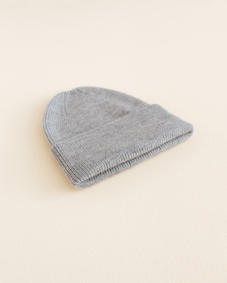 Merinowool Beanie | Fonzie | Grey Melange