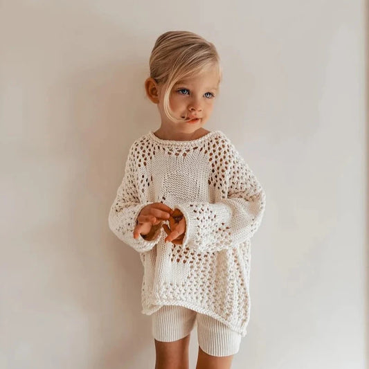 Crochet Pullover | Natural