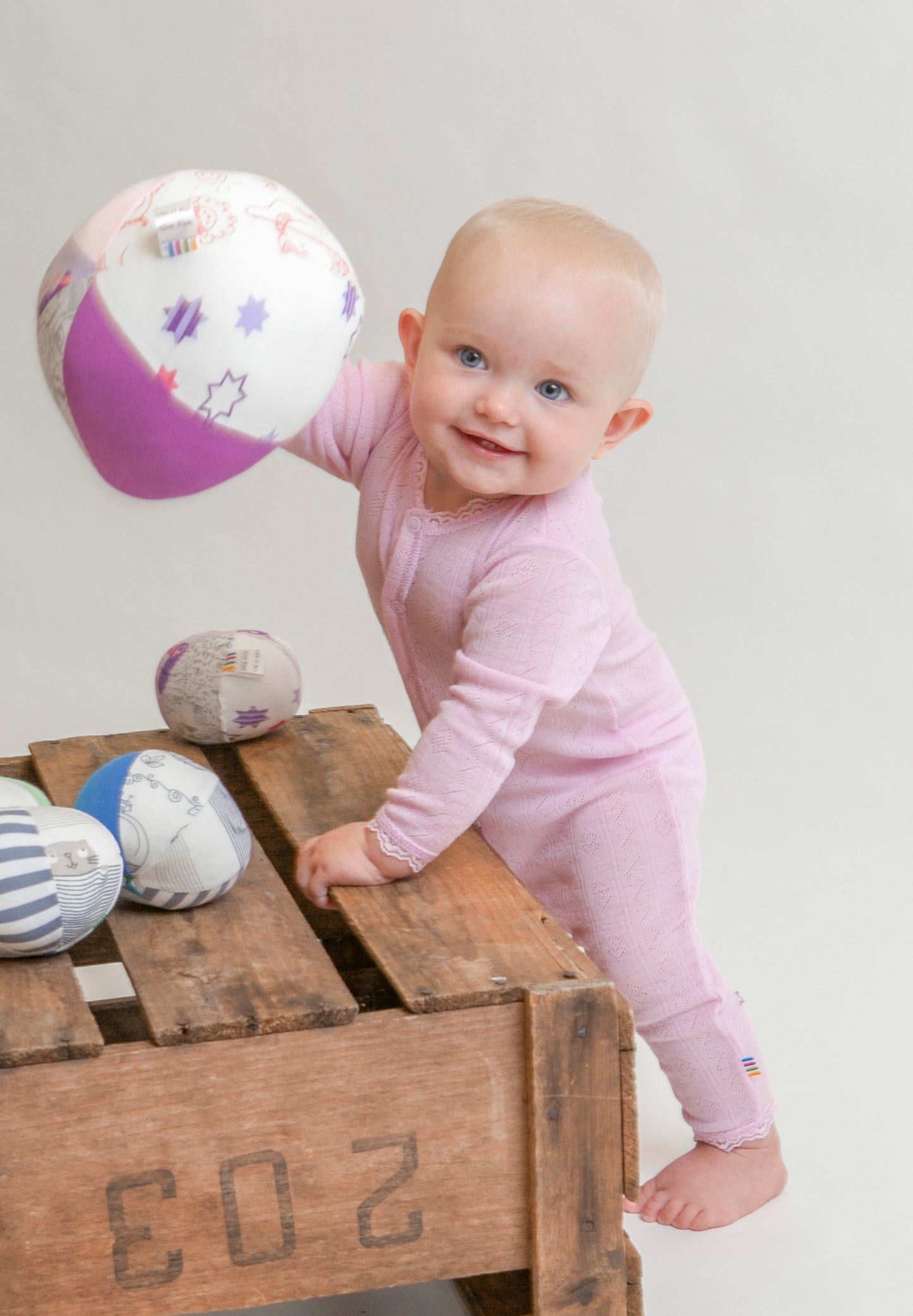 Merinowolle Seide Strampler Ajour | Prime Rose