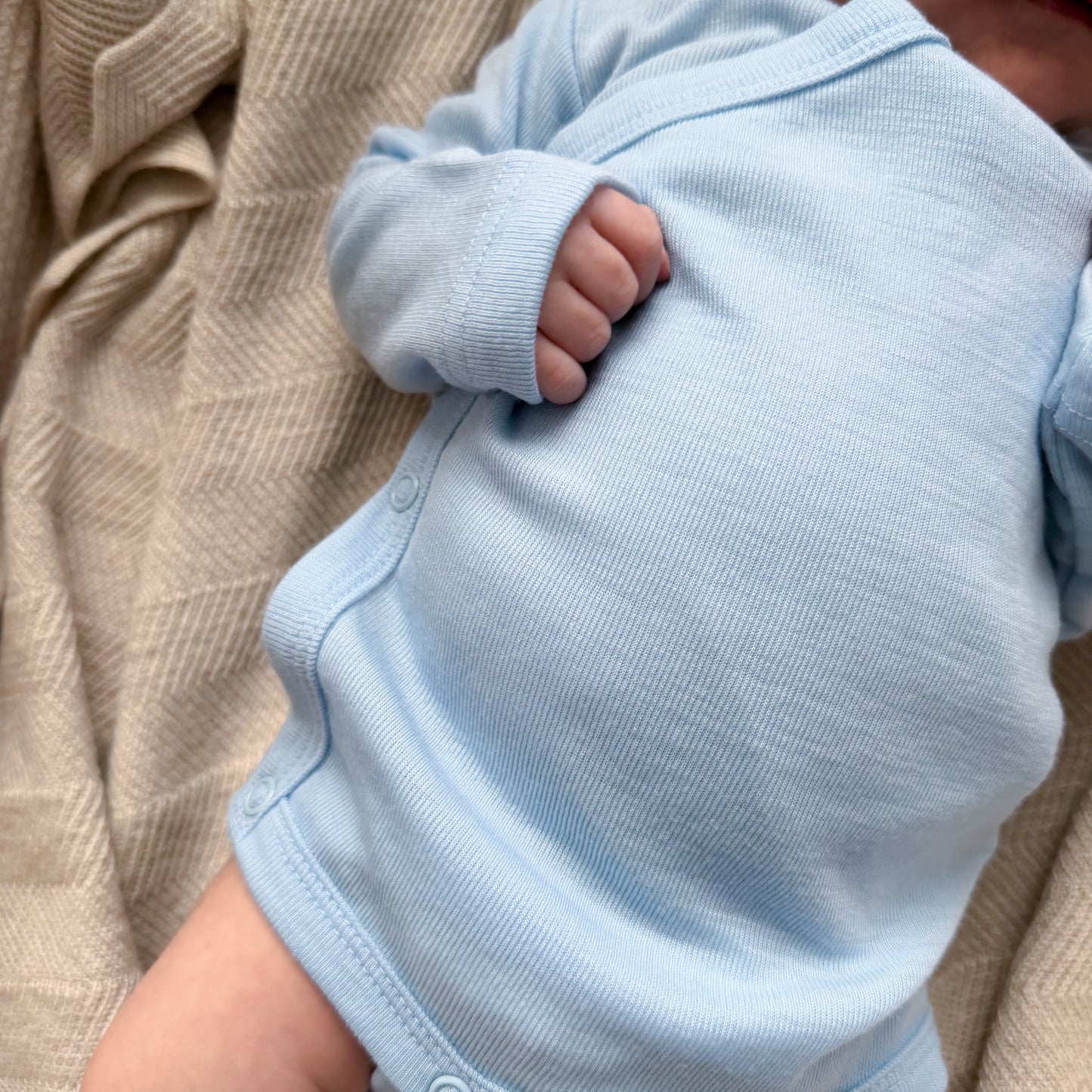 Joha Wickelbody Merinowolle | Blau