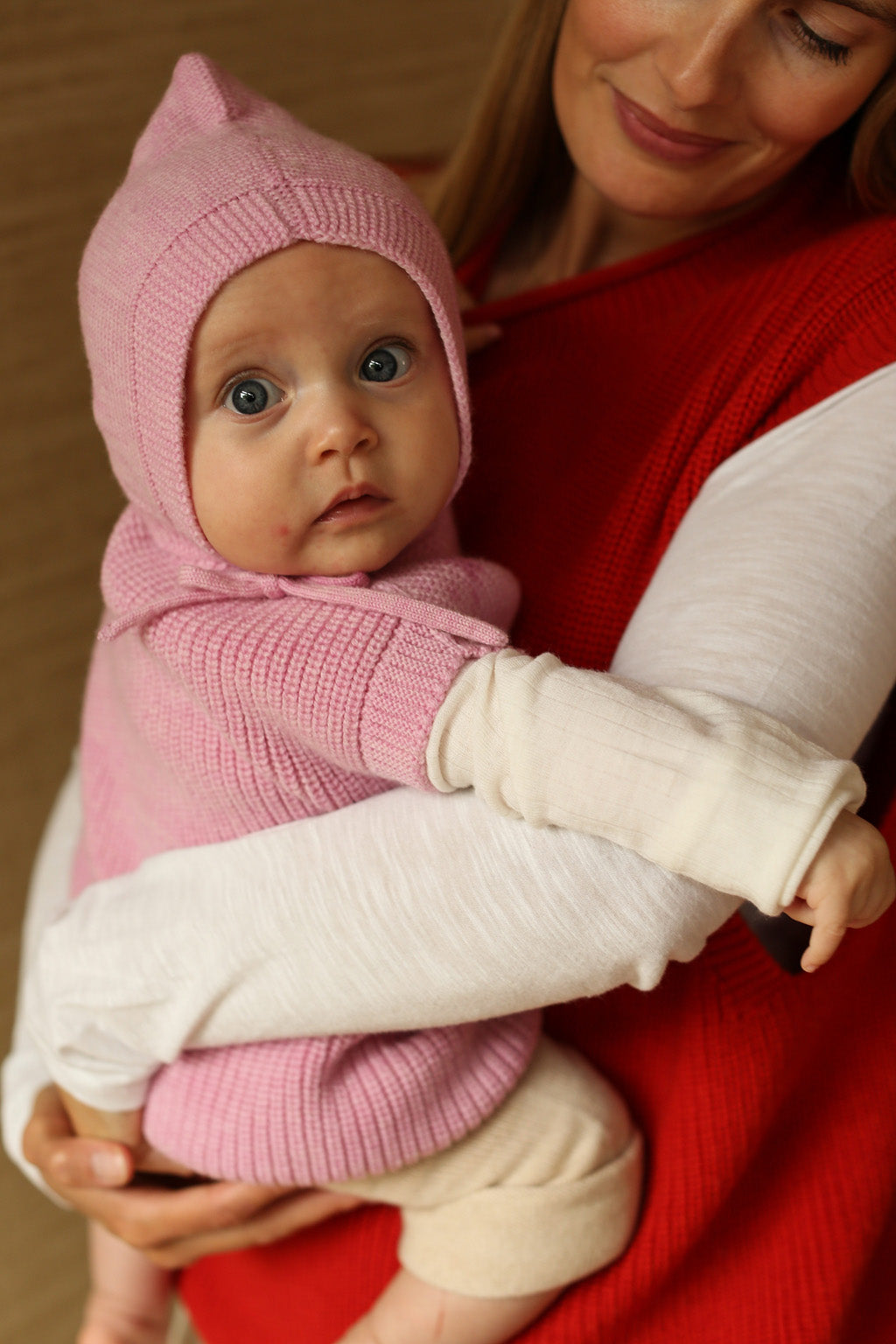 Merinowolle Pullunder ‚Vest Harvey‘ Cotton Candy