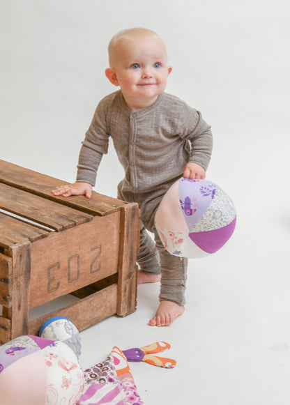 Merinowolle Strampler | Sesame Melange