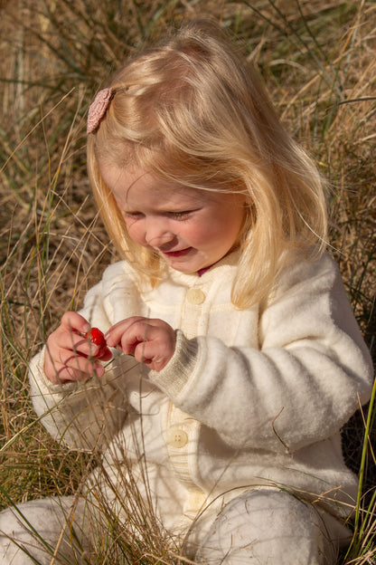 Soft Merinowolle Fleece Overall | Natur