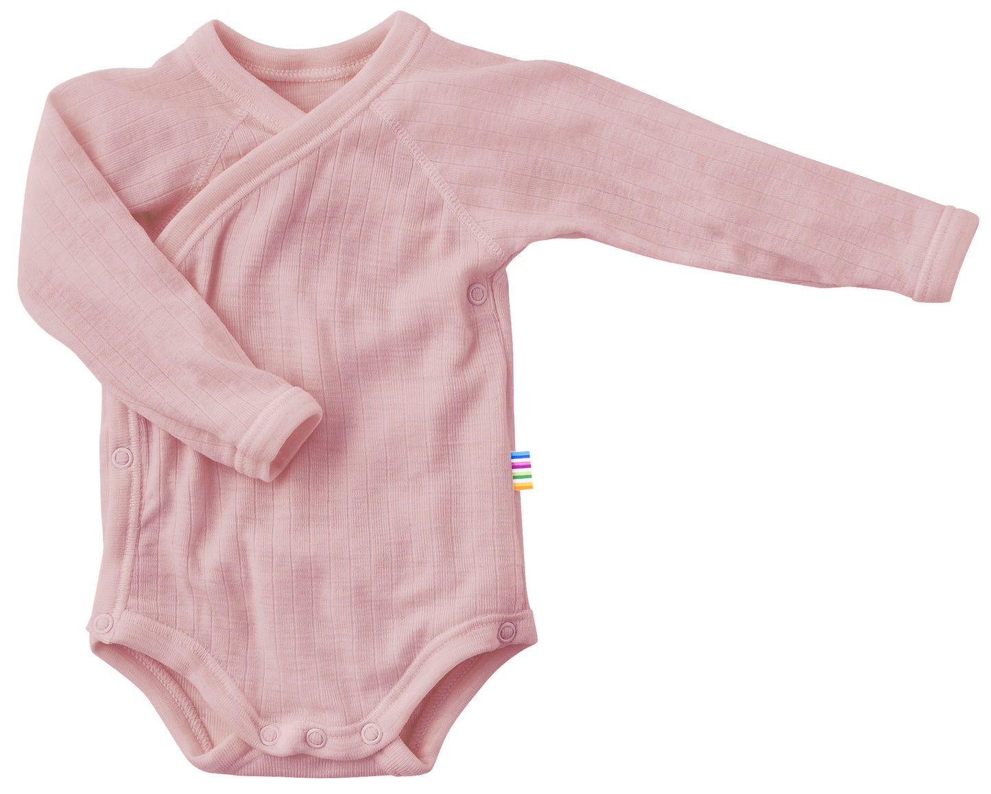 Merinowool Wrap Bodysuit | Alte Rose