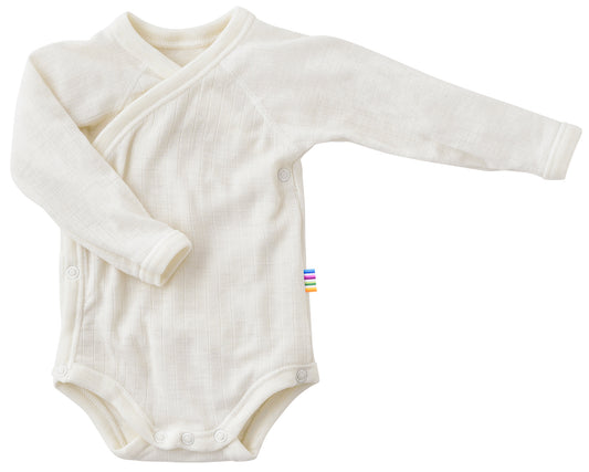 Merinowool Wrap Bodysuit | Off White
