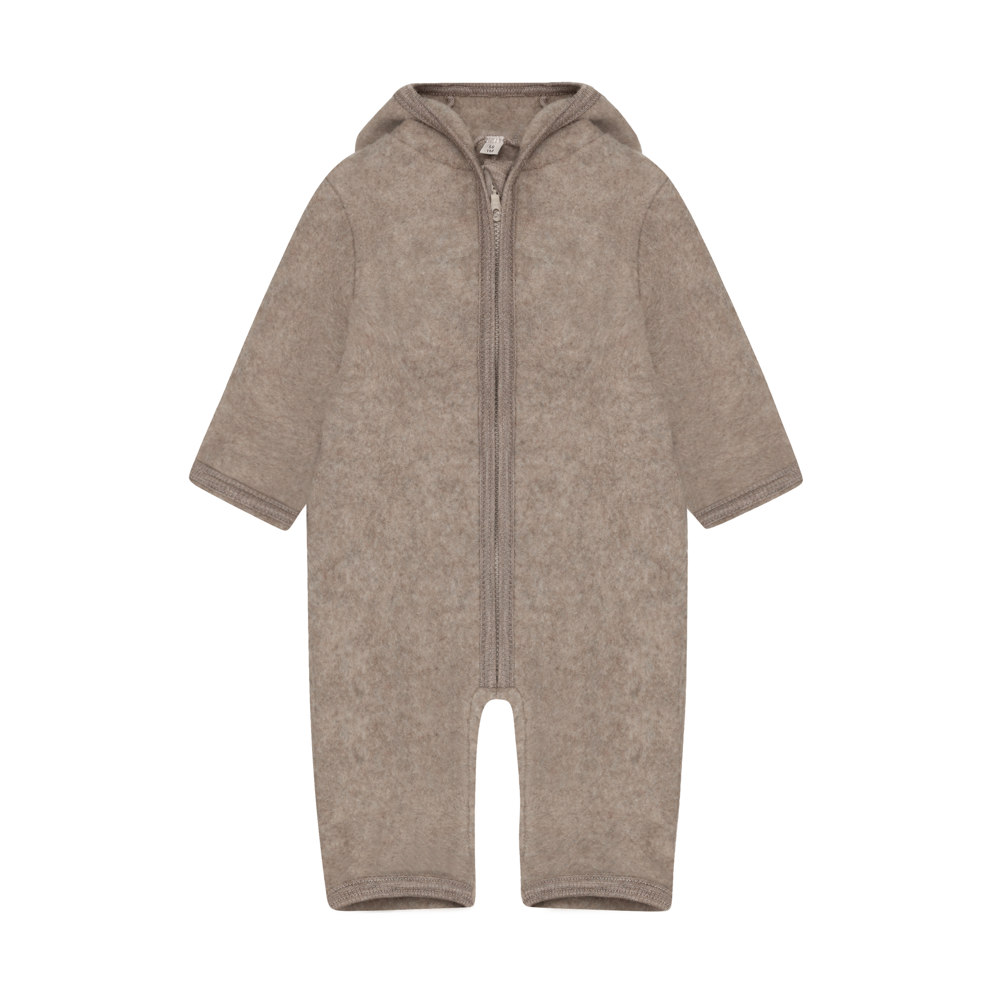 Fleece-Overall aus Merinowolle von Huttelihut in Savannah Melange