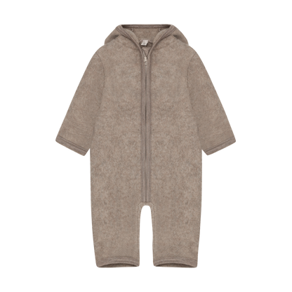 Fleece-Overall aus Merinowolle von Huttelihut in Savannah Melange