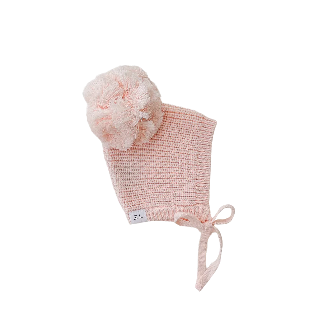 Knit Bonnet Pom Pom | Primrose