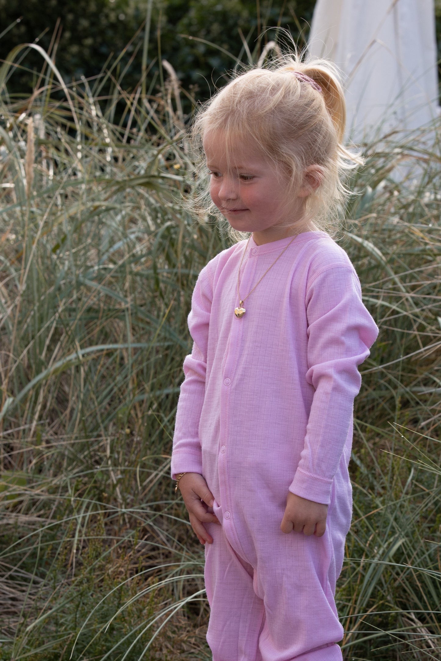 Merinowolle Strampler | Alte Rose