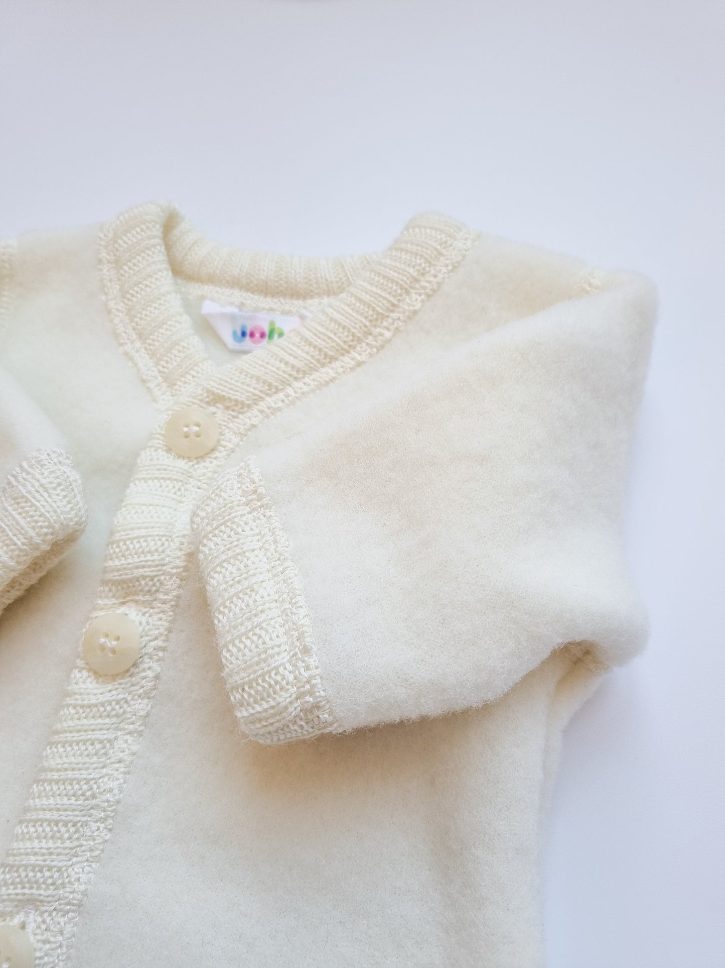 Soft Merinowolle Fleece Overall | Natur