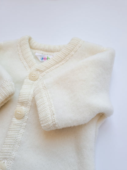 Soft Merinowolle Fleece Overall | Natur