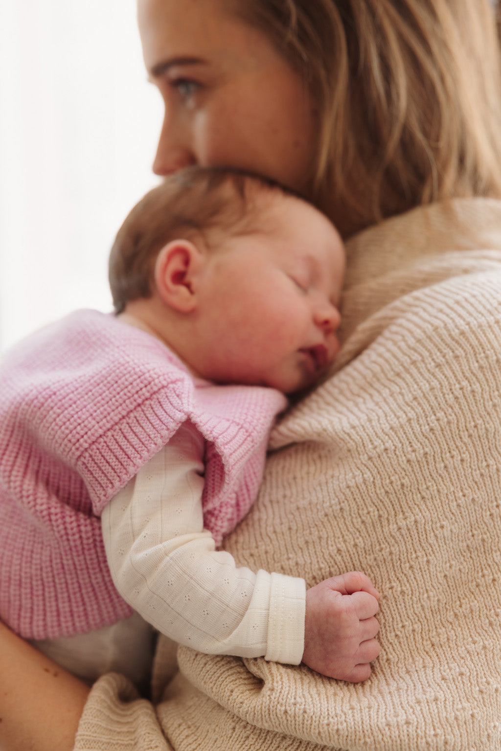 Merinowolle Pullunder ‚Vest Harvey‘ Cotton Candy