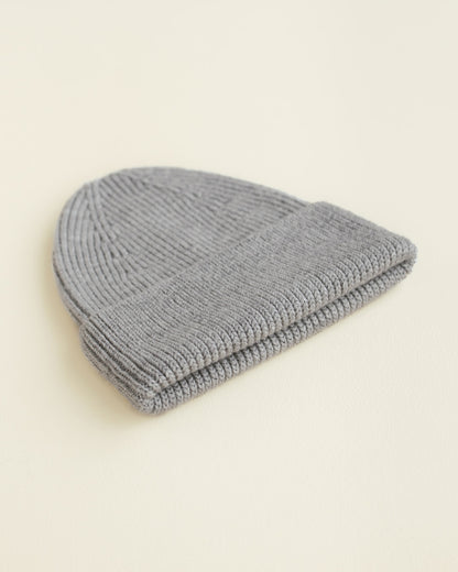 Merinowool Beanie | Fonzie | Grey Melange