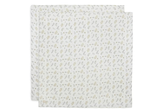 Musselin Swaddle 2er Set | Wild flowers 115x115cm