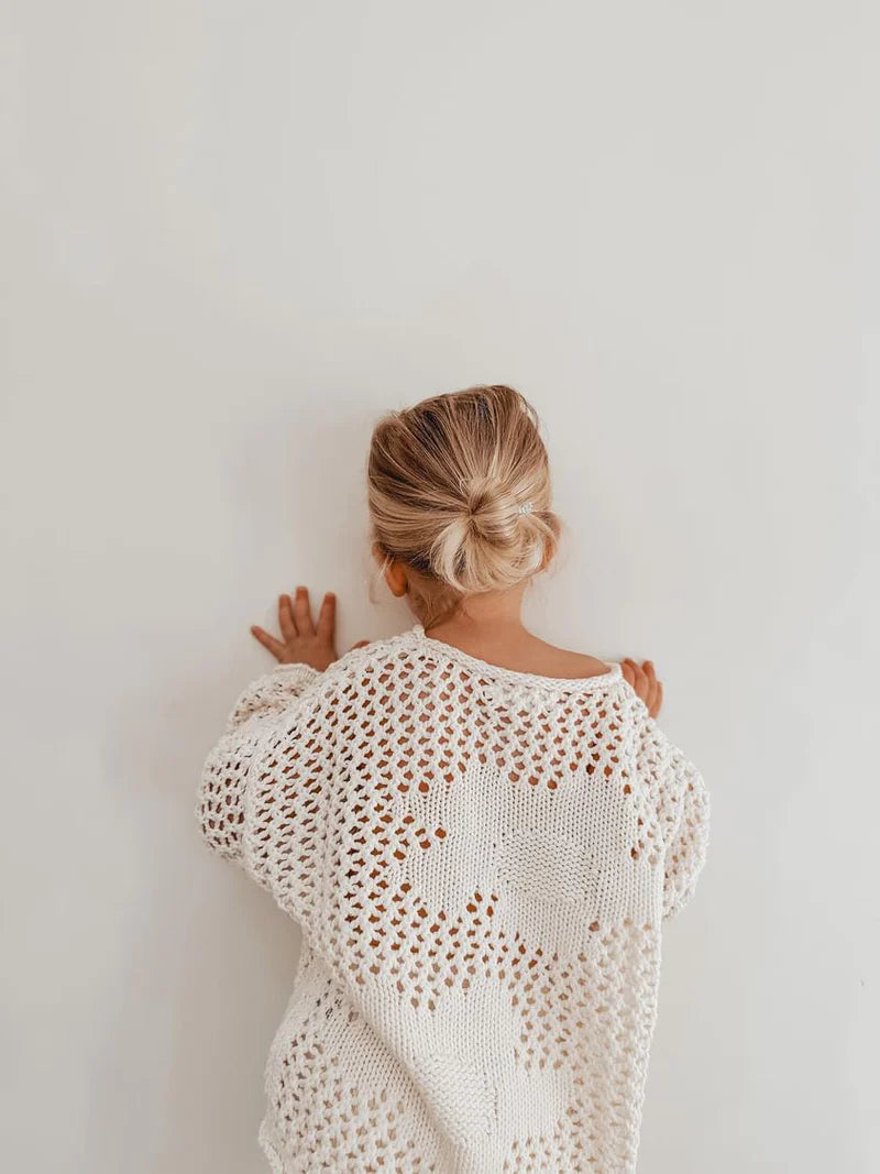 Crochet Pullover | Natural
