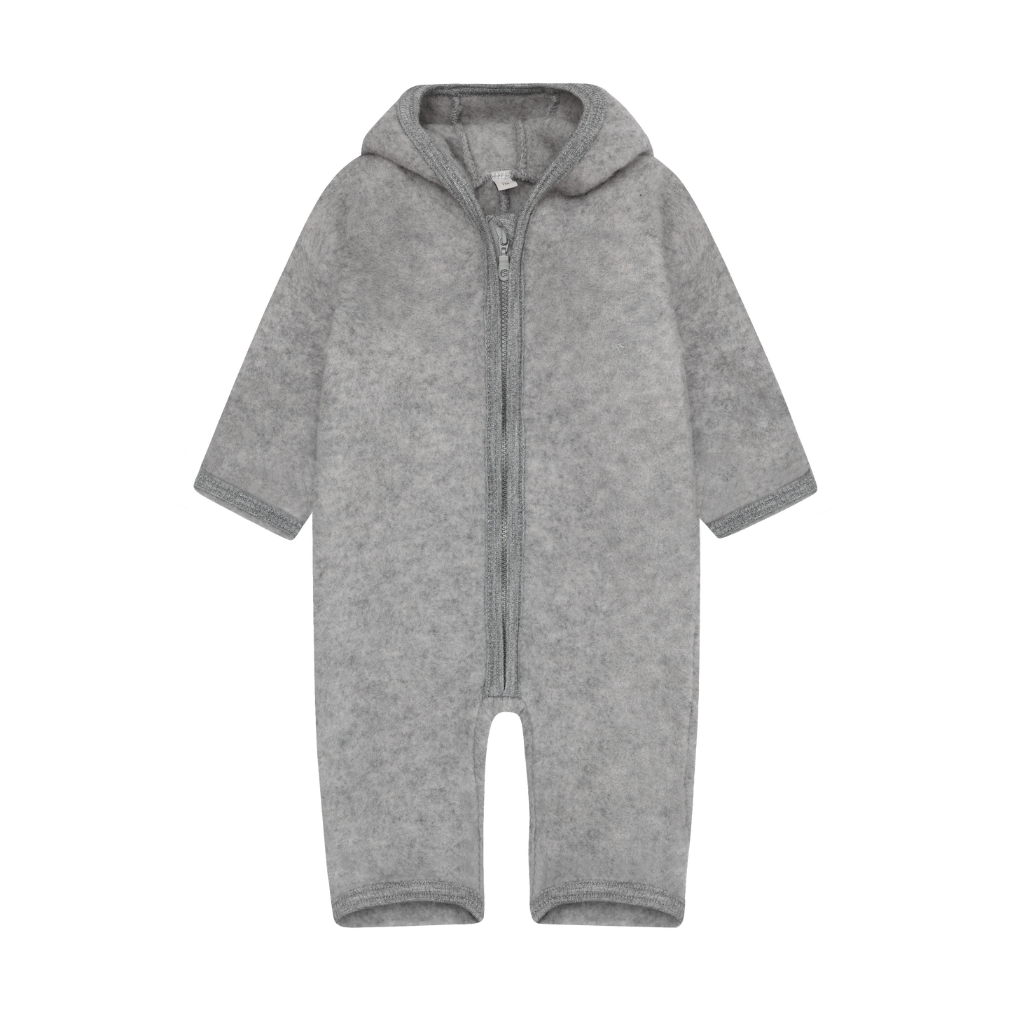 Fleece-Overall aus Merinowolle von Huttelihut in Grey Melange
