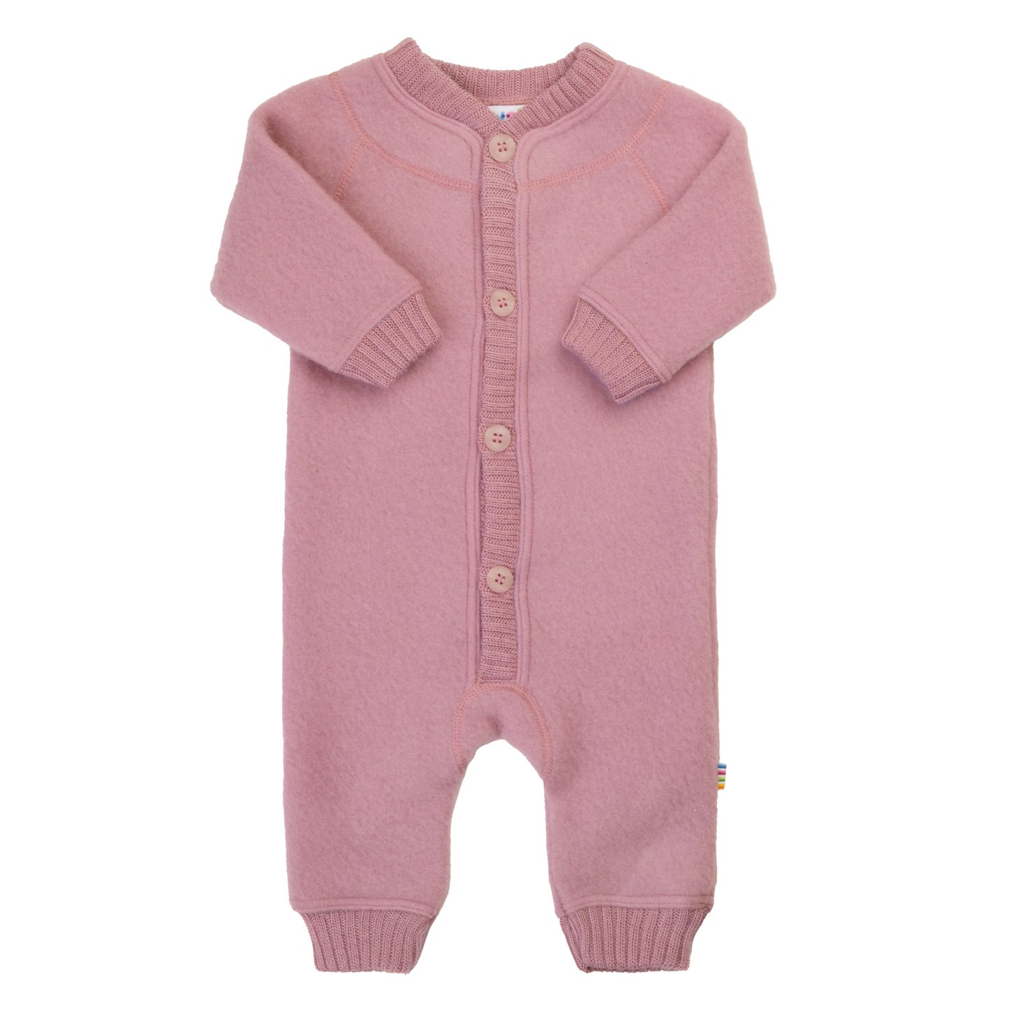 Joha Fleeceoverall Merinowolle | Alte Rose