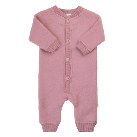 Joha Fleeceoverall Merinowolle | Alte Rose