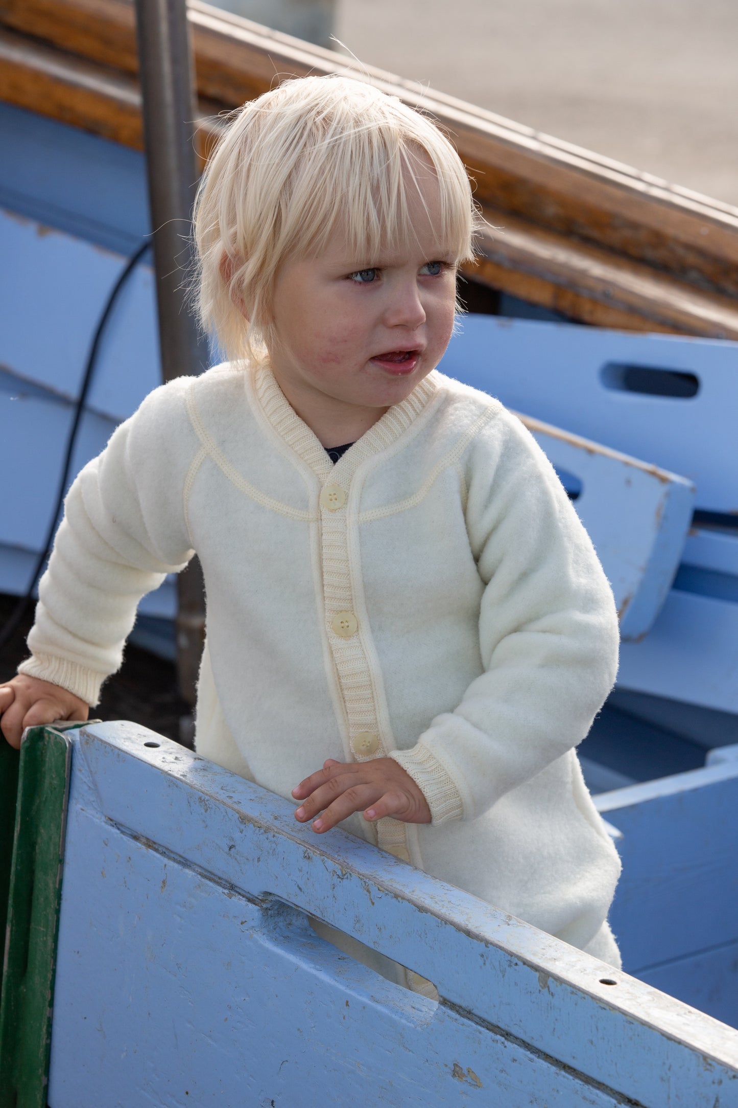 Soft Merinowolle Fleece Overall | Natur