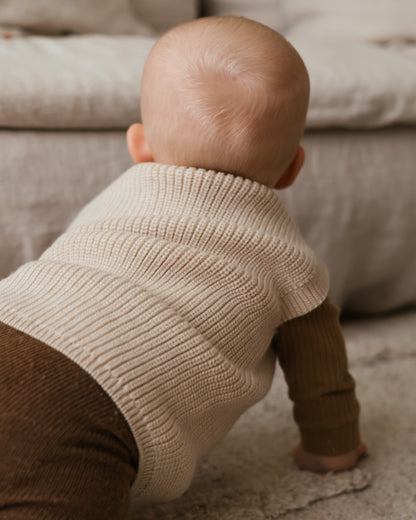 Merinowolle Pullunder ‚Vest Harvey‘ Cream