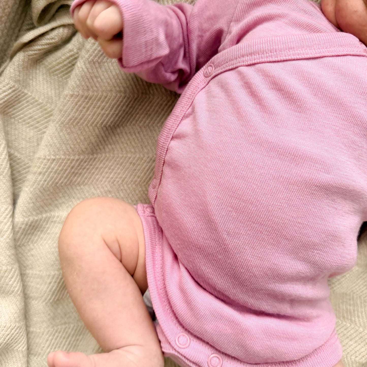 Joha Wickelbody Merinowolle | Rosa