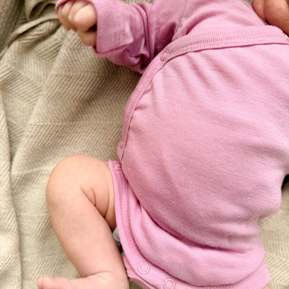 Joha Wickelbody Merinowolle | Rosa